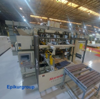 Подвійна різальна машина фірми BW Papersystem / Marquip United. Поздовжнє різання стопок коробок на лініях по виробництву гофроящиків. Встановлюється після лічильника-ежектора або окремо.