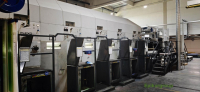 Лінія нанесення друку 5 кольорів BOBST, модель Flexo 200.
