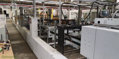 Лінія автоматичної фальцовки склейки BOBST, Модель: Domino 165 matic.