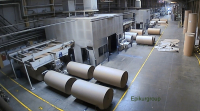 High-speed line for the production of 5-layer corrugated cardboard 2800 mm. Manufactured by BHS.